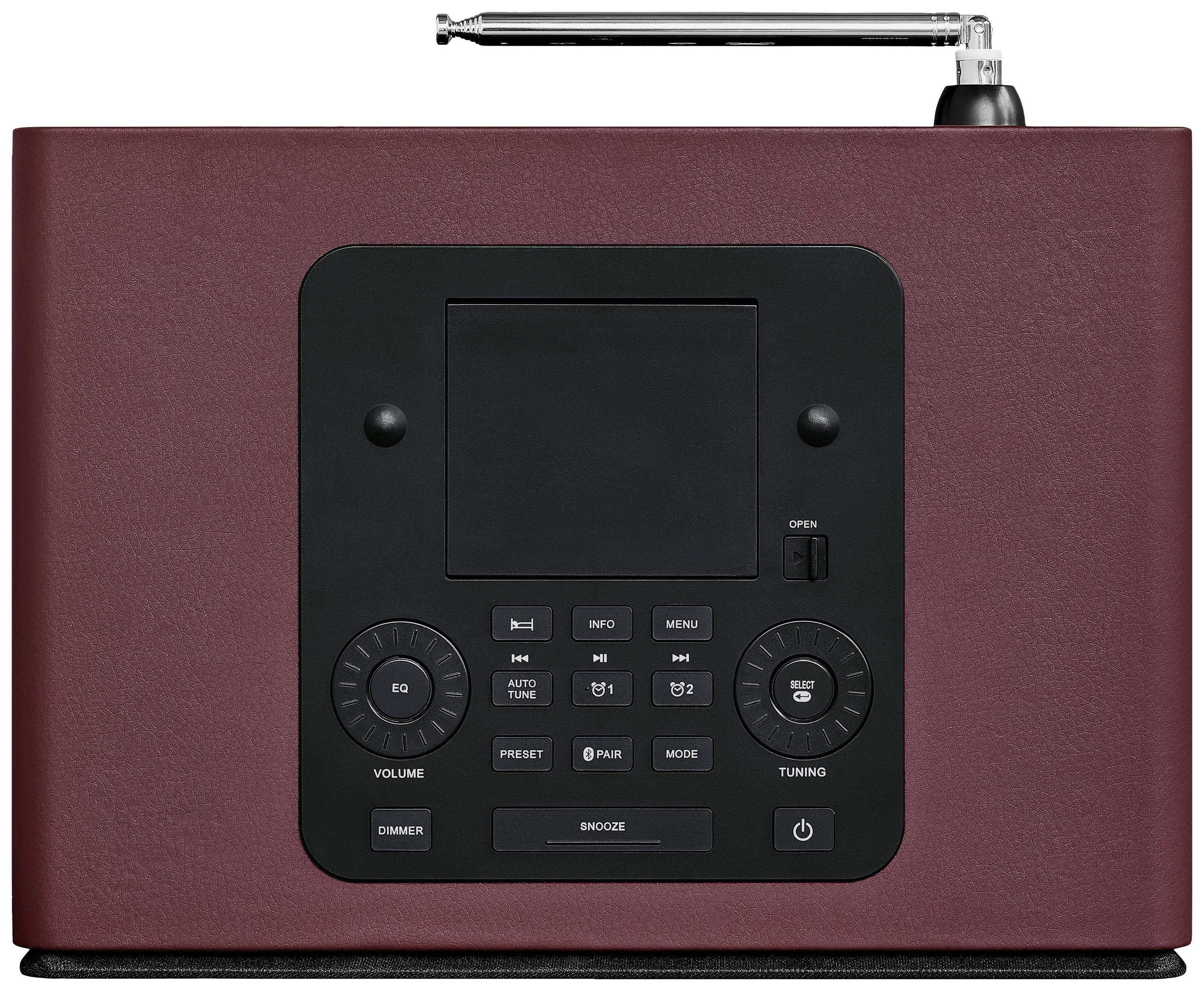 Sangean DDR-38 Tischradio DAB+, DAB, UKW Apple-Dock, AUX, Bluetooth® Akku-Ladefunktion, Inkl. Fernb