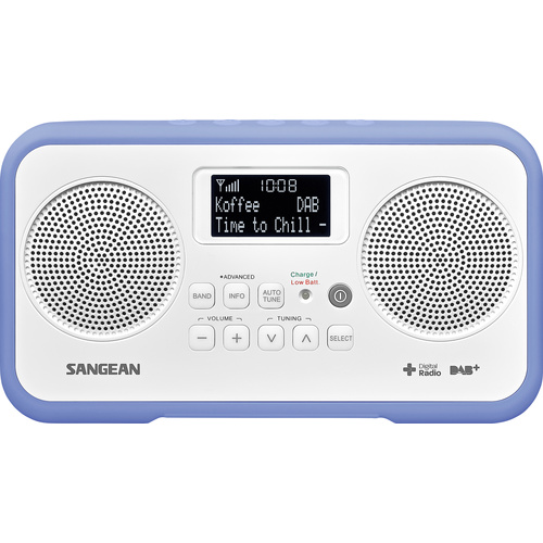 Sangean DPR-77 Tischradio DAB+, DAB, UKW Tastensperre Blau
