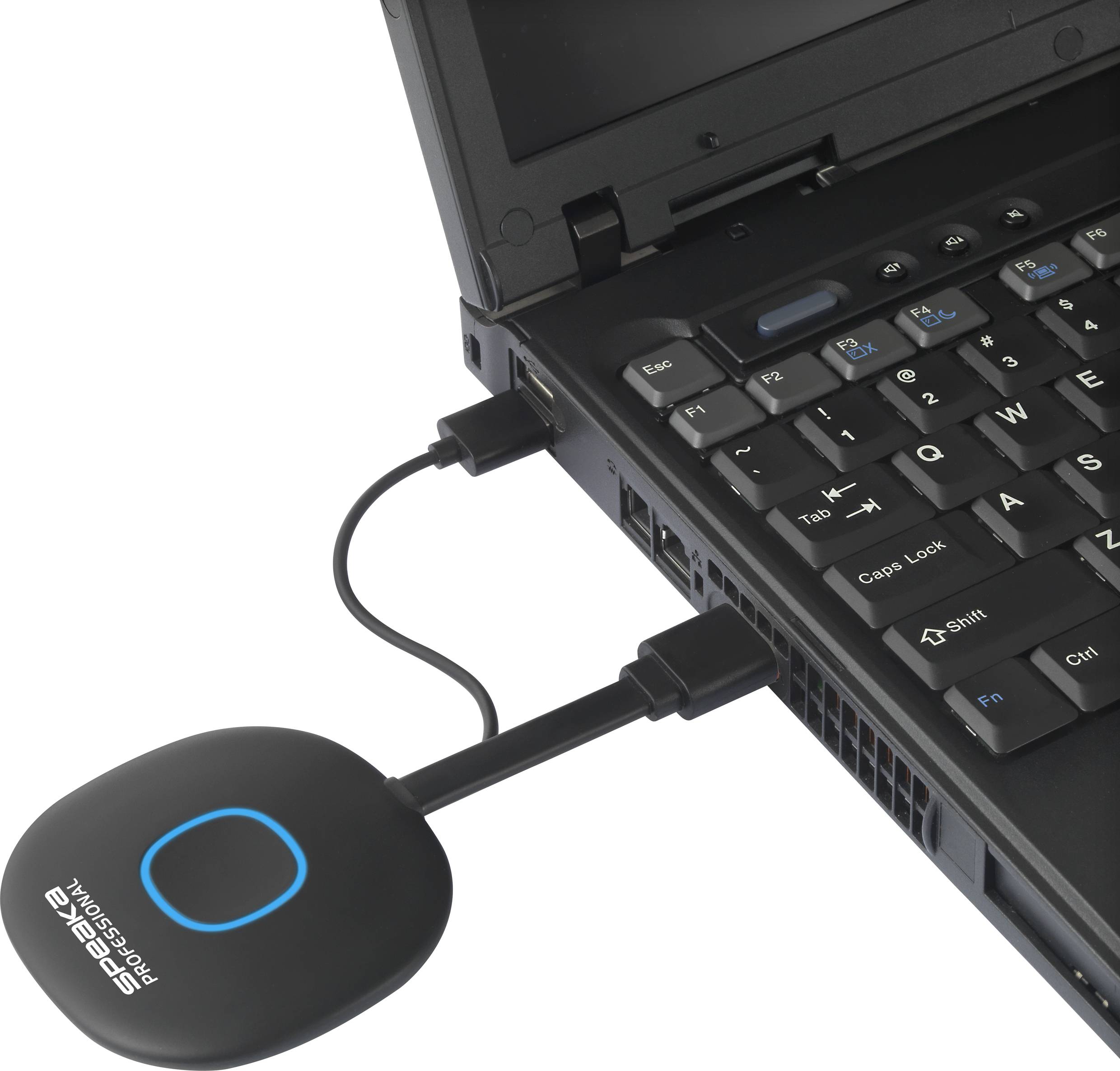 SpeaKa Professional SP-VShareZ Drahtloser Sender für Präsentationssystem Sichere Funkübertragung50m 2.4GHz, 5GHz, 5.8