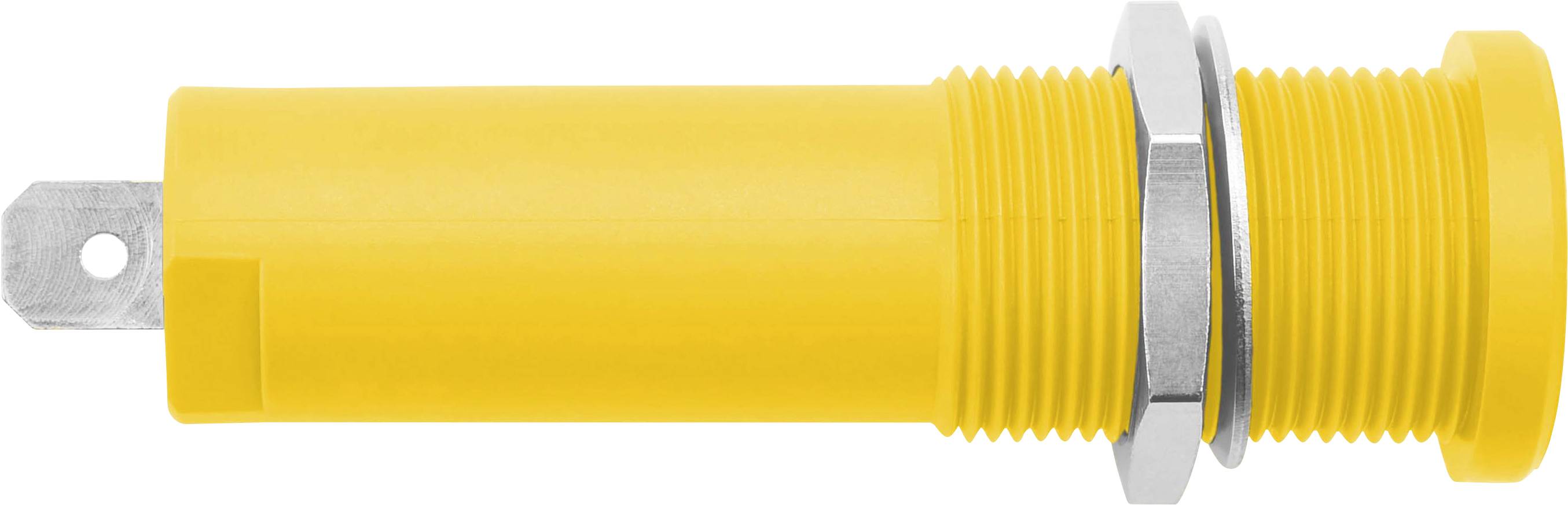 Schützinger DI HSEB 3125 L Ni / GE Hochspannungs-Sicherheits-Einbaubuchse Gelb 1 St.