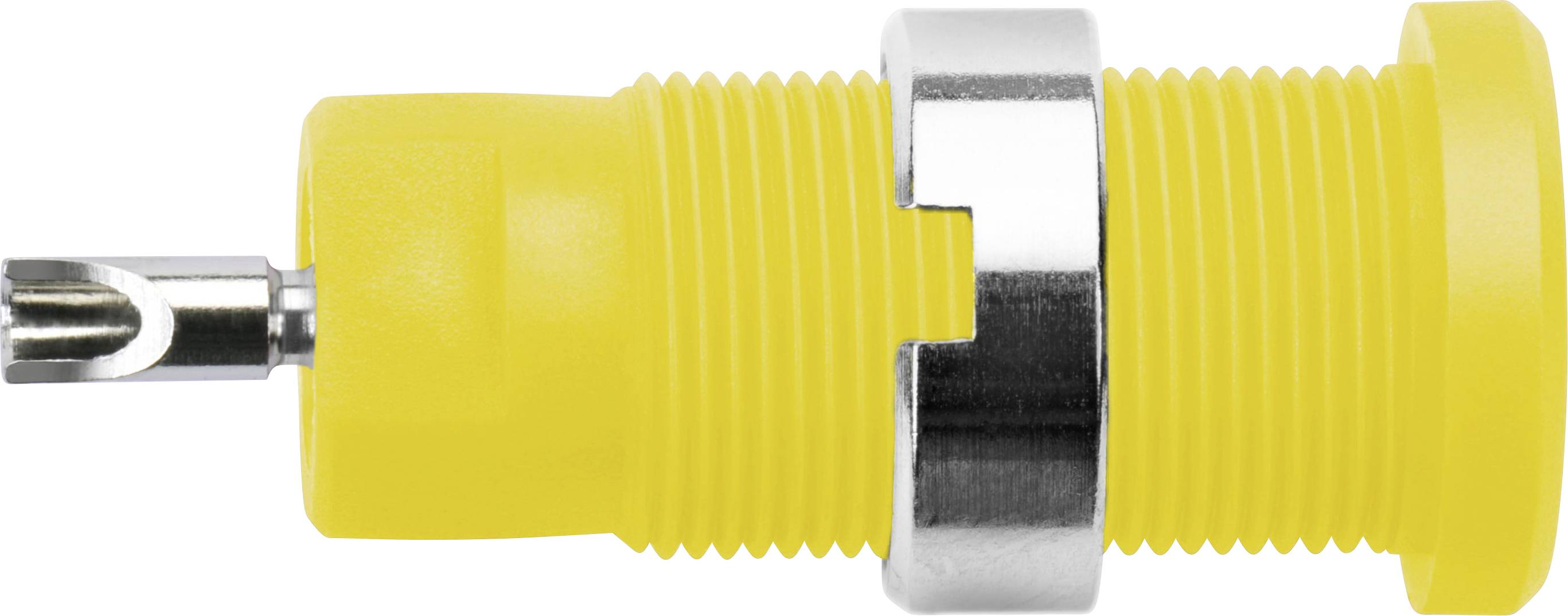 Schützinger DI SEB 3400 Ni / GE Sicherheits-Einbaubuchse Gelb 1St.