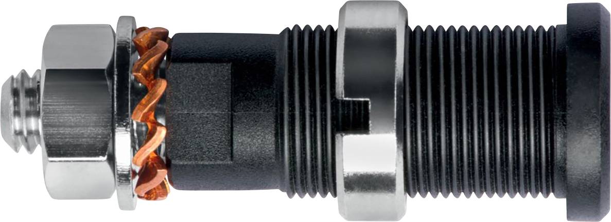 Schützinger DI SEB 3401 Ni / SW Sicherheits-Einbaubuchse Schwarz 1 St.