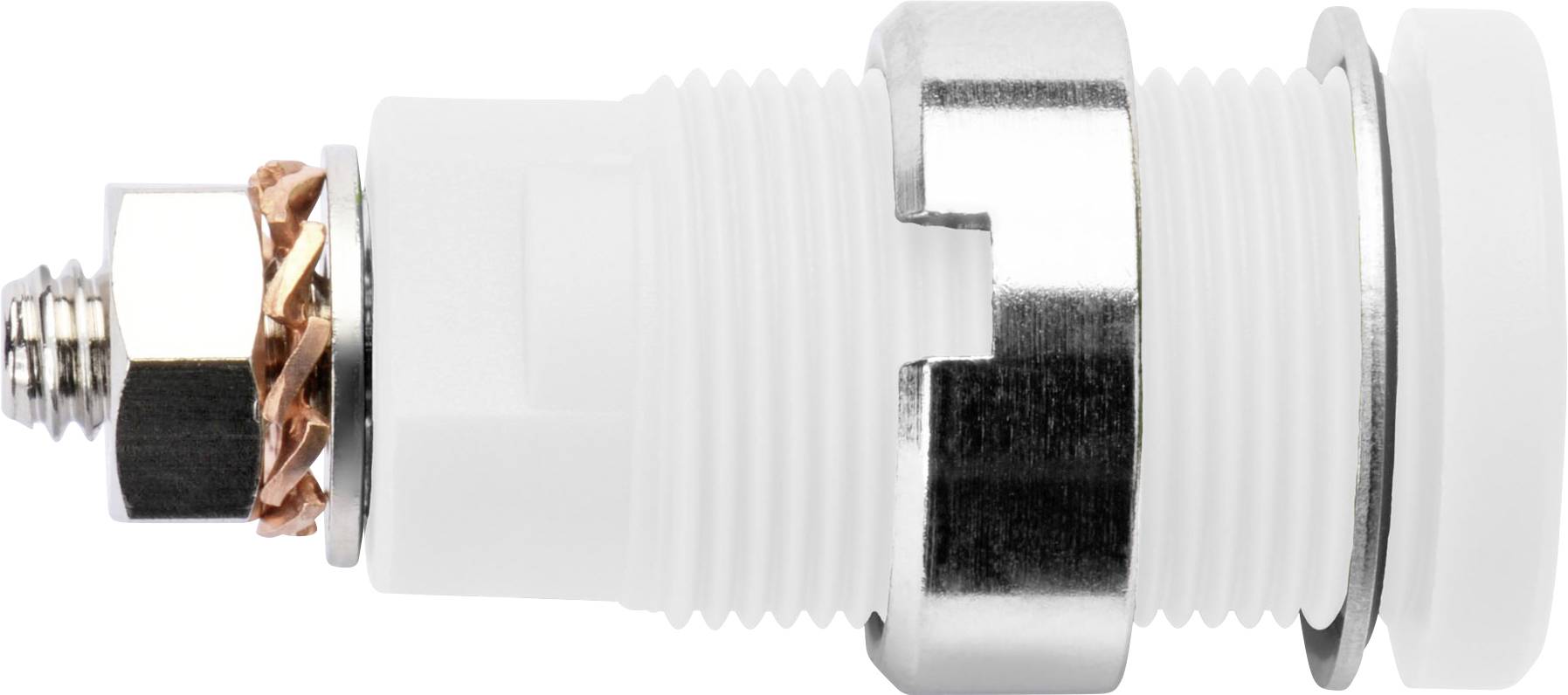 Schützinger DI SEB 6445 Ni / WS Sicherheits-Einbaubuchse Weiß