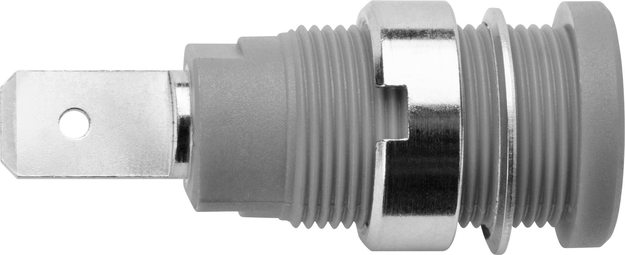 Schützinger DI SEB 6452 Ni / GR Sicherheits-Einbaubuchse Grau