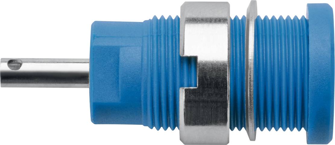 Schützinger DI SEB 6525 Ni / BL Sicherheits-Einbaubuchse Blau