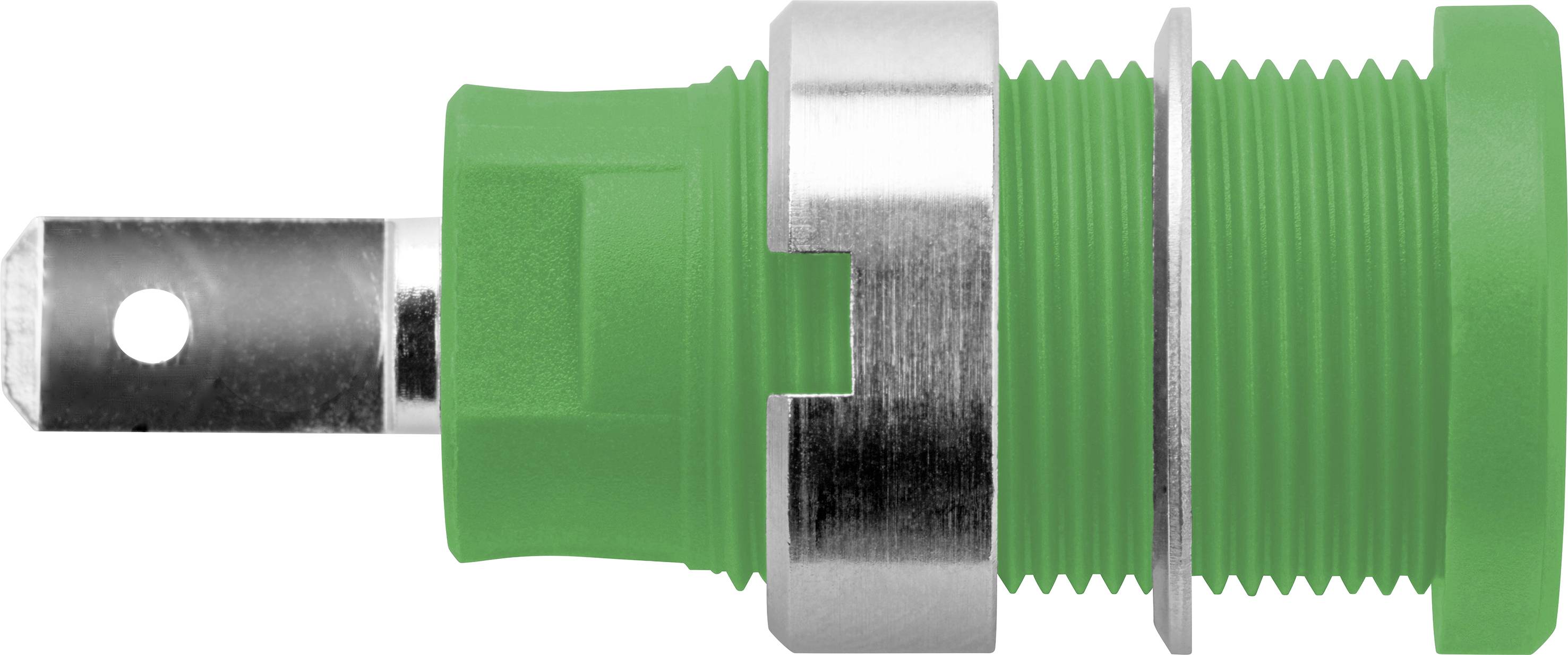 Schützinger DI SEB 7077 Ni / GN Sicherheits-Einbaubuchse Grün