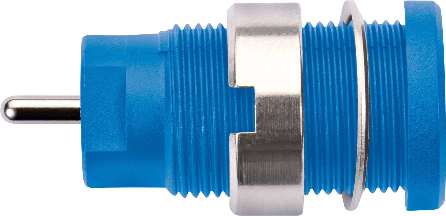 Schützinger DI SEB 8632 Ni / BL Sicherheits-Einbaubuchse Blau