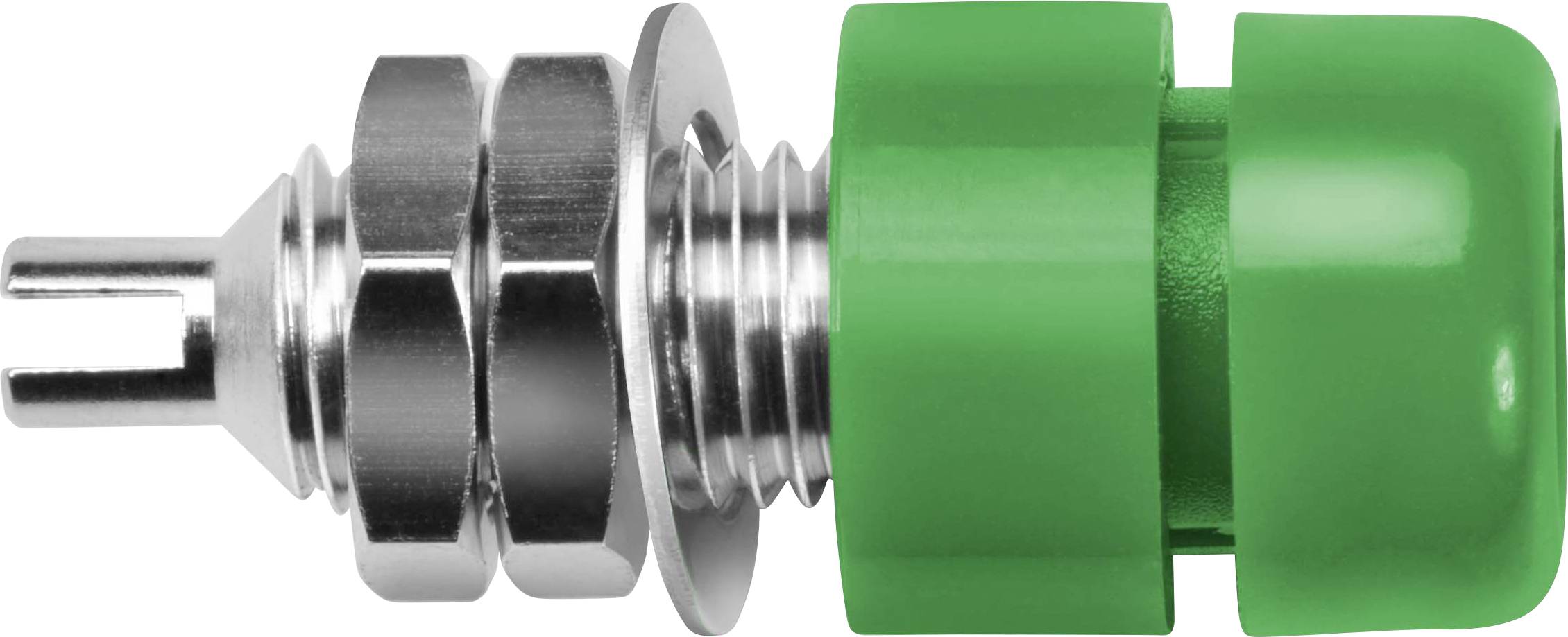 Schützinger IBU 401 Ni / GN Einbaubuchse Grün