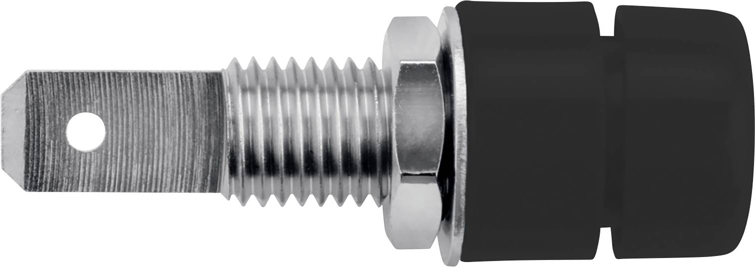 Schützinger IBU 5568 Ni / SW Einbaubuchse Schwarz