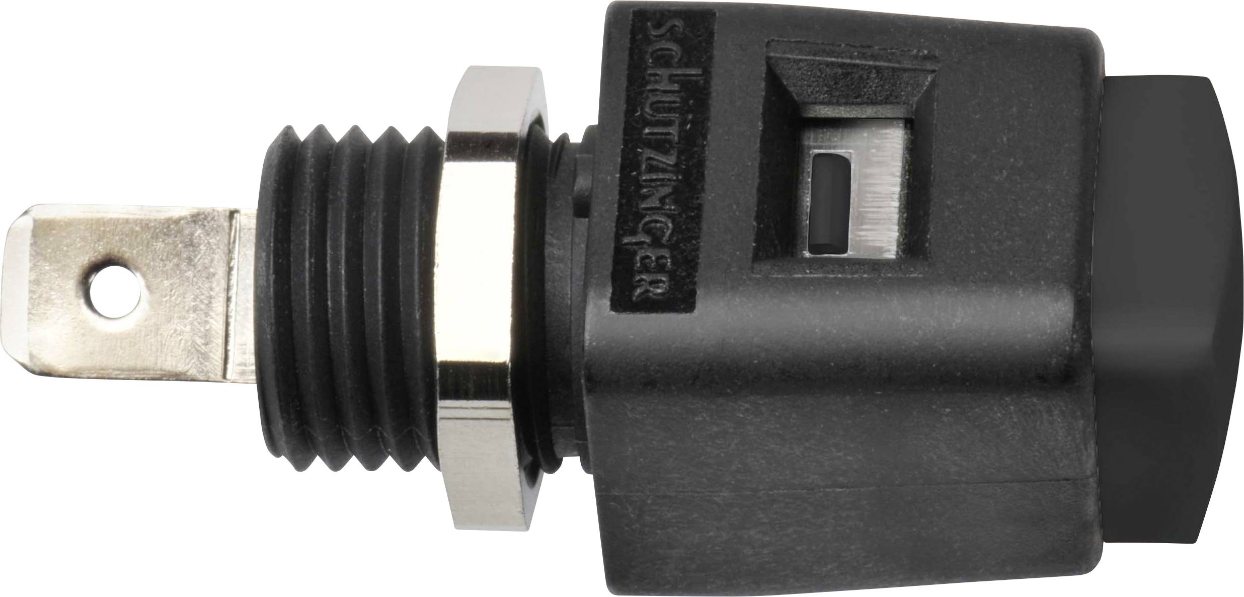 Schützinger ESD 498 / SW Schnelldruckklemme Schwarz 16A 1St.