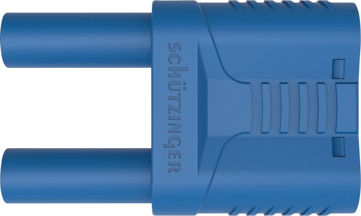 Schützinger SKURZ 6100 / 19-4 IG 2MB Ni / BL Sicherheits-Kurzschlussstecker Blau 1St.