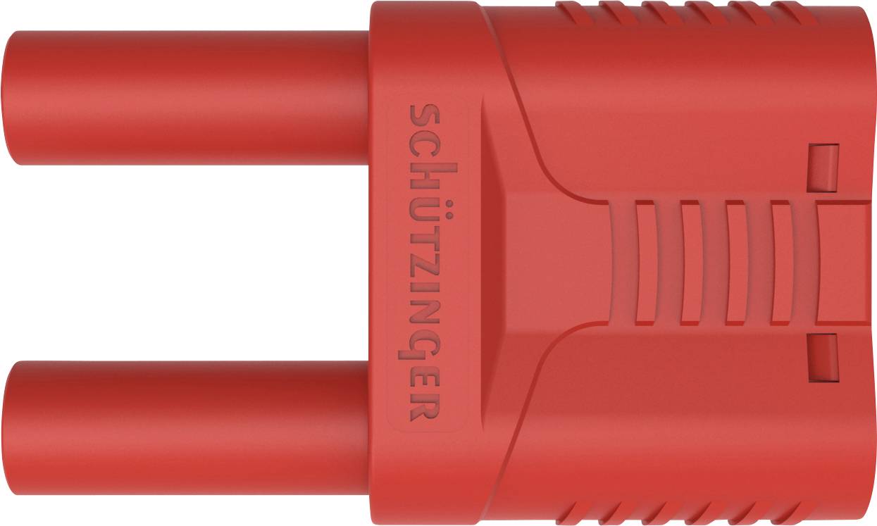 Schützinger SKURZ 6100 / 19-4 IG 2MB Ni / RT Sicherheits-Kurzschlussstecker Rot 1 St.