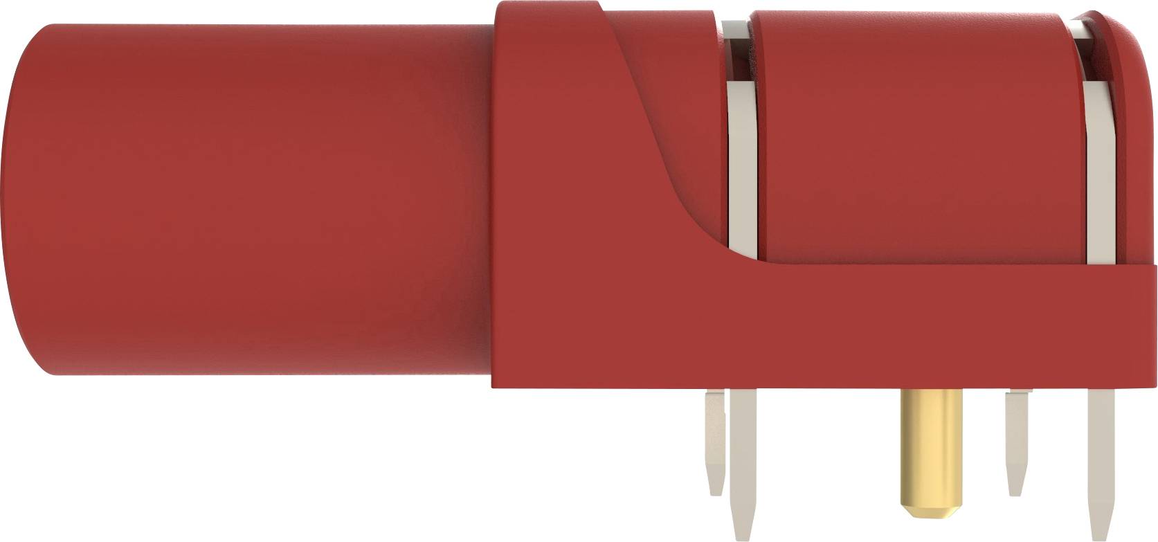 Schützinger SWEB 8094 Au / RT Sicherheits-Winkeleinbaubuchse Rot 1 St.