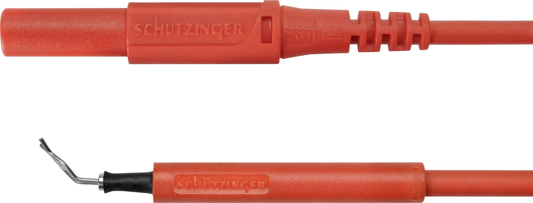 Schützinger AL 8322 / ZPK / 1 / 100 / RT Adapterleitung Stecker 4 mm Prüfspitze Rot 1 St.
