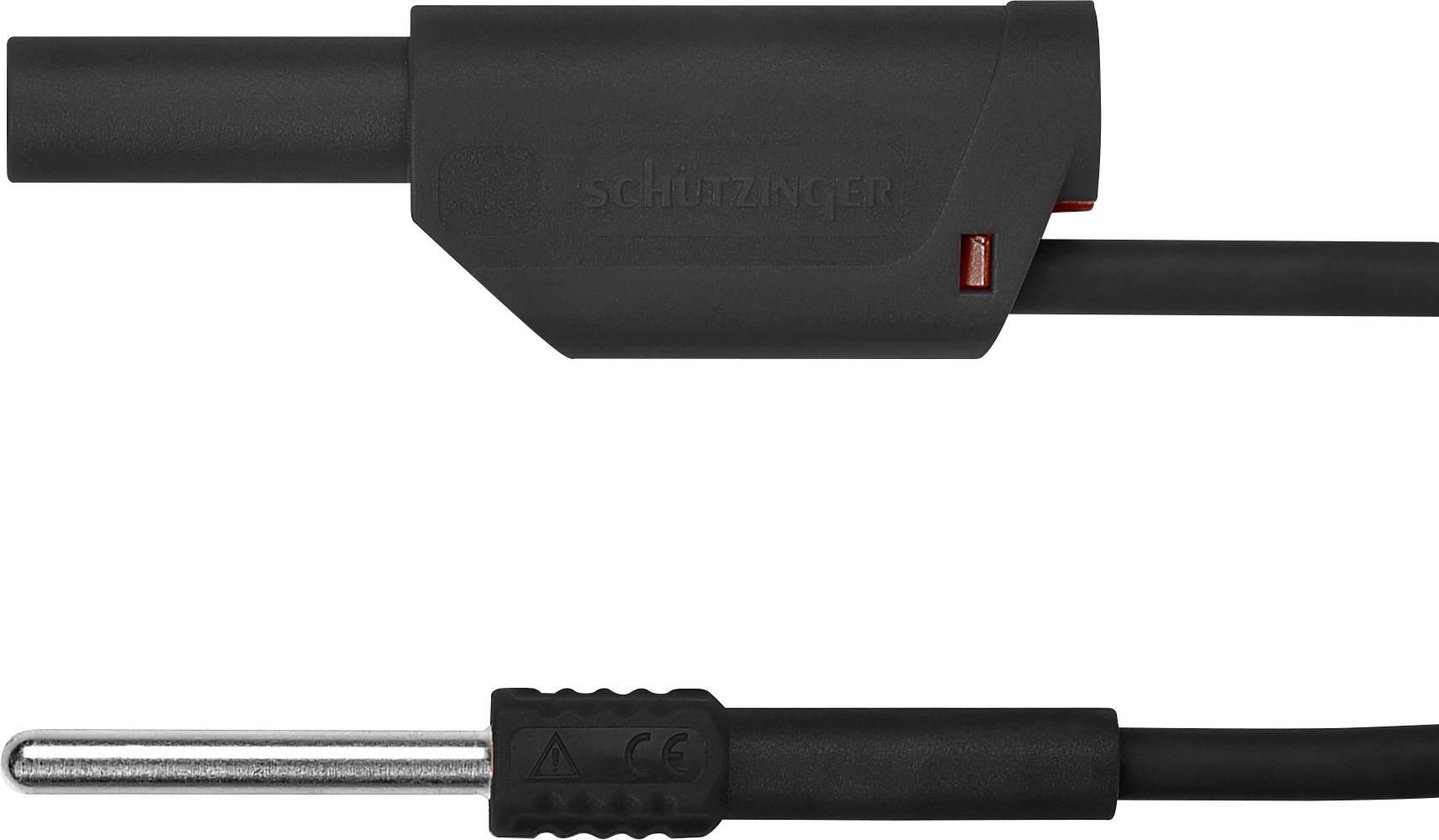 Schützinger AL 8323 / 1 / 100 / SW Adapterleitung Stecker 4mm Stecker 4mm Schwarz 1St.