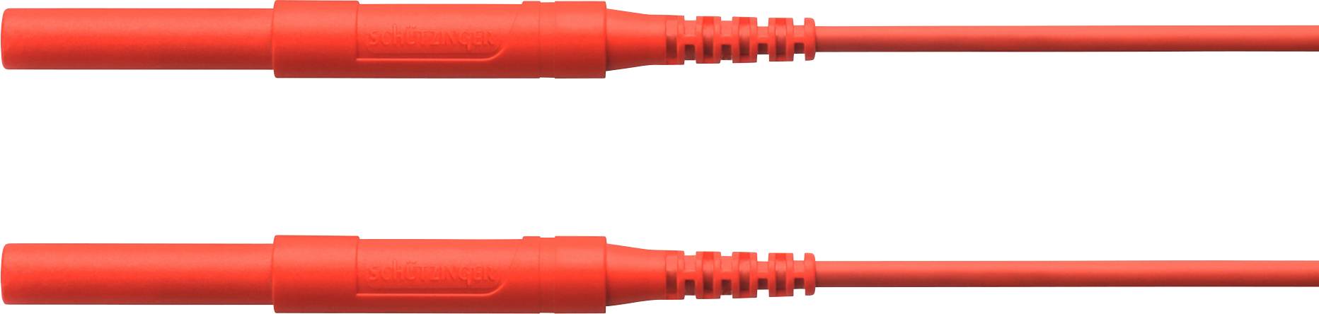 Schützinger HSPL 8568 / AWG16 / 200 / RT Sicherheits-Messleitung Stecker 4mm Stecker 4mm Rot 1St.
