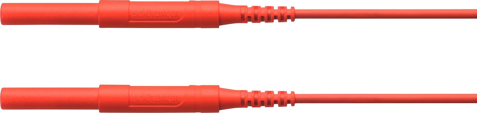 Schützinger HSPL 8568 / AWG16 / 50 / RT Sicherheits-Messleitung Stecker 4mm Stecker 4mm Rot 1St.