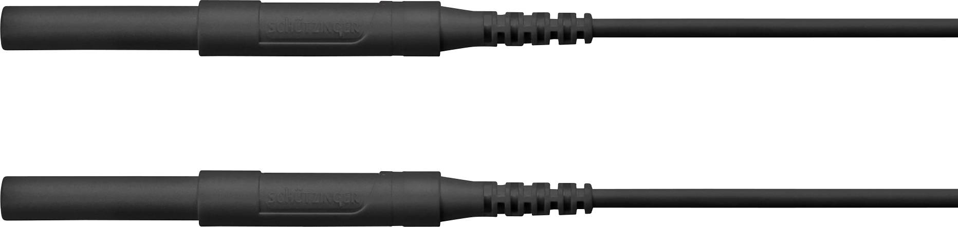 Schützinger HSPL 8568 / AWG16 / 50 / SW Sicherheits-Messleitung Stecker 4 mm Stecker 4 mm Schwarz 1