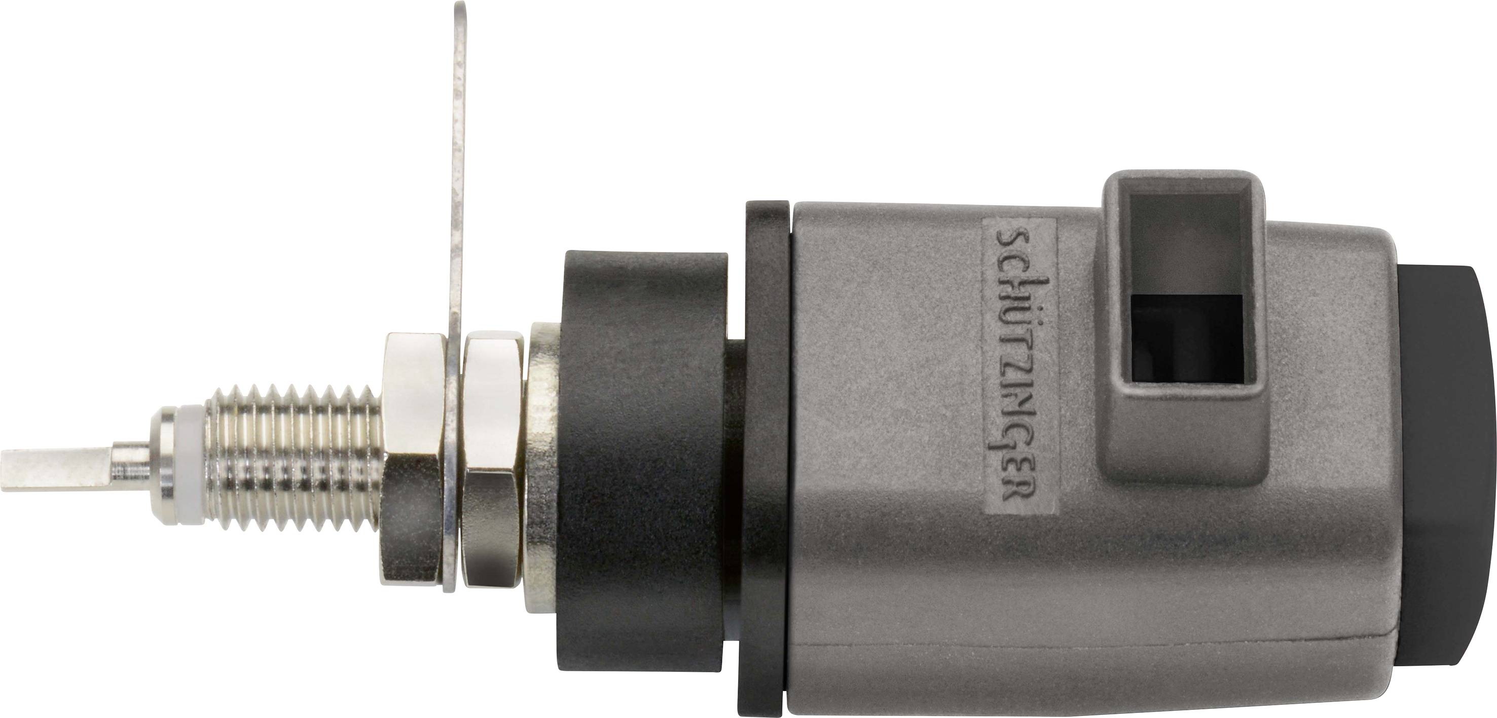 Schützinger KSDK 7730 Ni / SW Kelvin-Schnelldruckklemme Schwarz 1St.