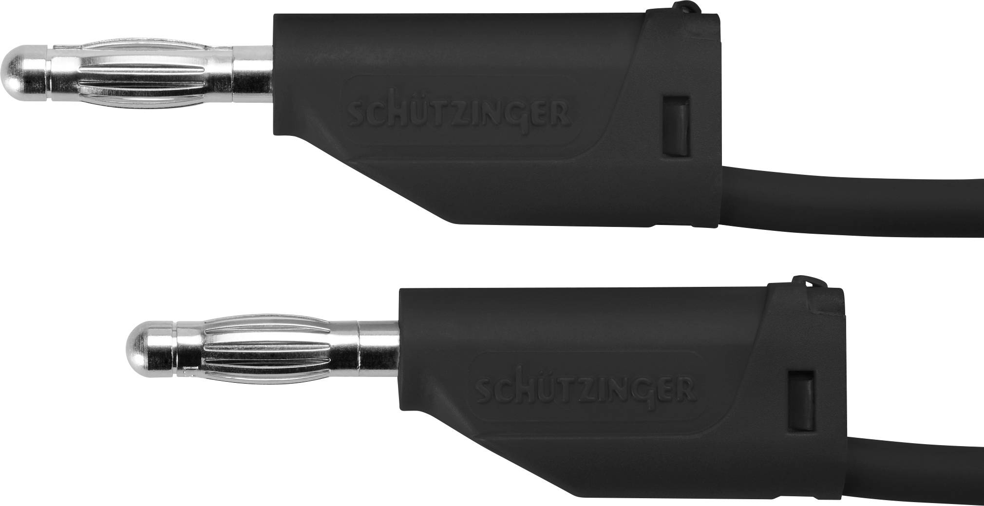 Schützinger MFK 15 / 1 / 100 / SW Messleitung Stecker 4 mm Stecker 4 mm Schwarz 1 St.