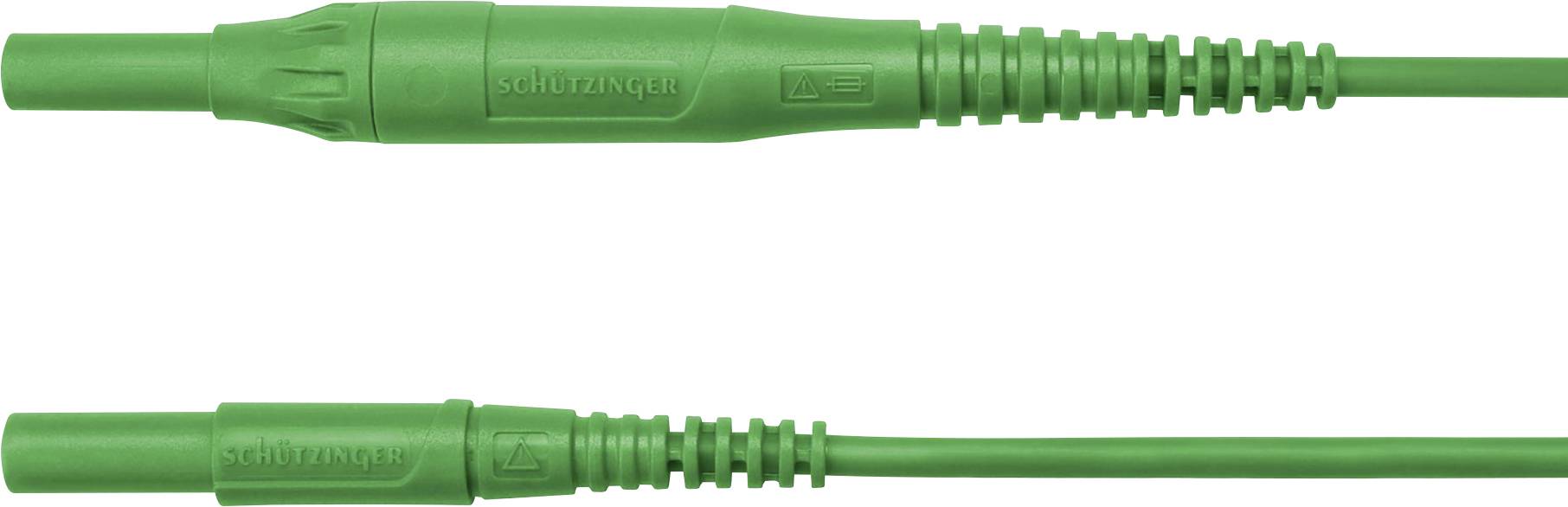 Schützinger MSFK B441 / 1 / 100 / GN Messleitung Stecker 4mm Stecker 4mm Grün 1St.