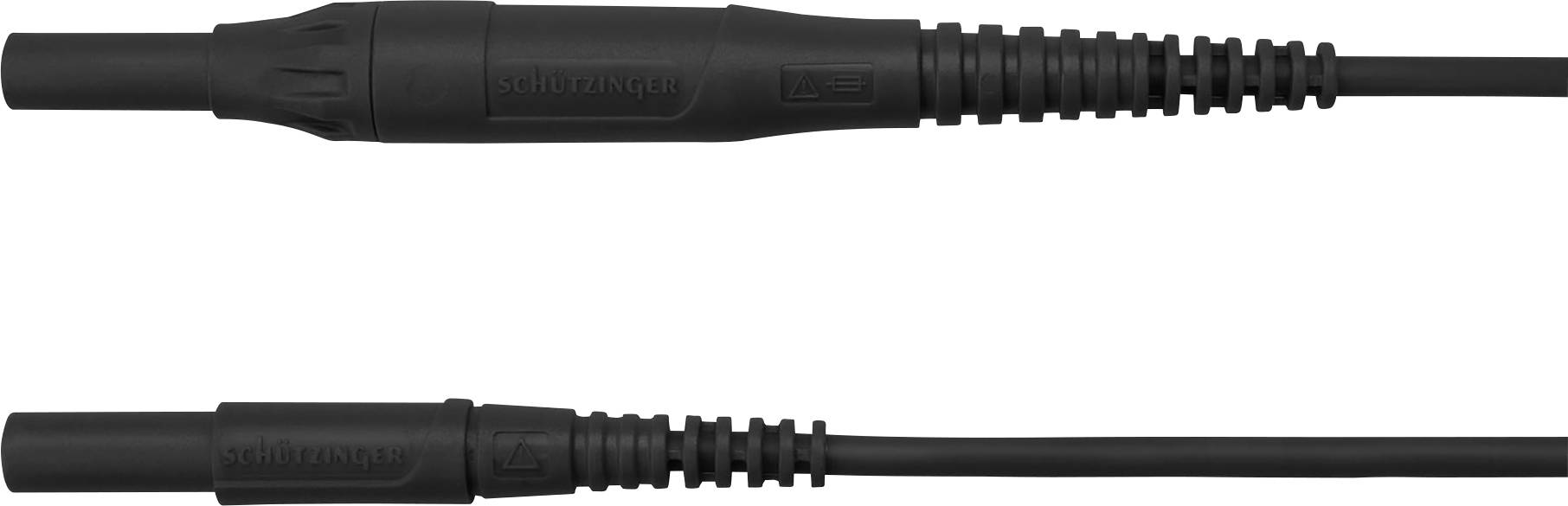 Schützinger MSFK B441 / 1 / 100 / SW Messleitung Stecker 4mm Stecker 4mm Schwarz 1St.