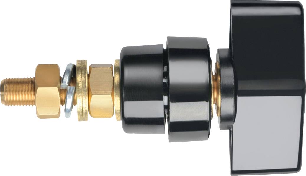 Schützinger POL 102 / SW Polklemme Schwarz 100A 1St.