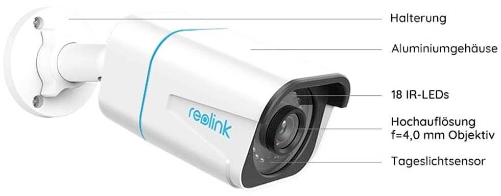 Reolink RLC-810A rl810a LAN IP Überwachungskamera 3840 x 2160 Pixel
