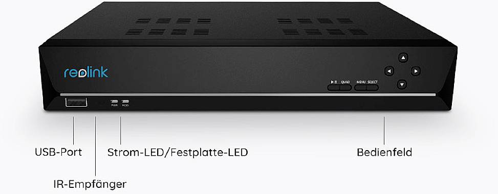 Reolink hl8410 RLN8-410-2T 4-Kanal, 8-Kanal Netzwerk-Videorecorder