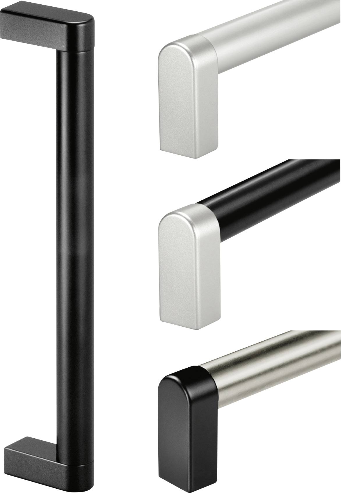 Rohde A3-25.250.S01 Rohrgriff Schwarz, Silber (L x B x H) 270 x 25 x 61mm 1St.