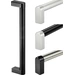 Rohde A3-25.400.S01 Rohrgriff Schwarz, Silber (L x B x H) 420 x 25 x 61mm 1St. Rohde A3-25.400.S01 Rohrgriff Schwarz, Silber (L x B x H) 420 x 25 x 61mm 1St.