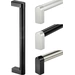 Rohde A3-25.250.N04 Rohrgriff Silber, Schwarz (L x B x H) 270 x 25 x 61mm 1St. Rohde A3-25.250.N04 Rohrgriff Silber, Schwarz (L x B x H) 270 x 25 x 61mm 1St.