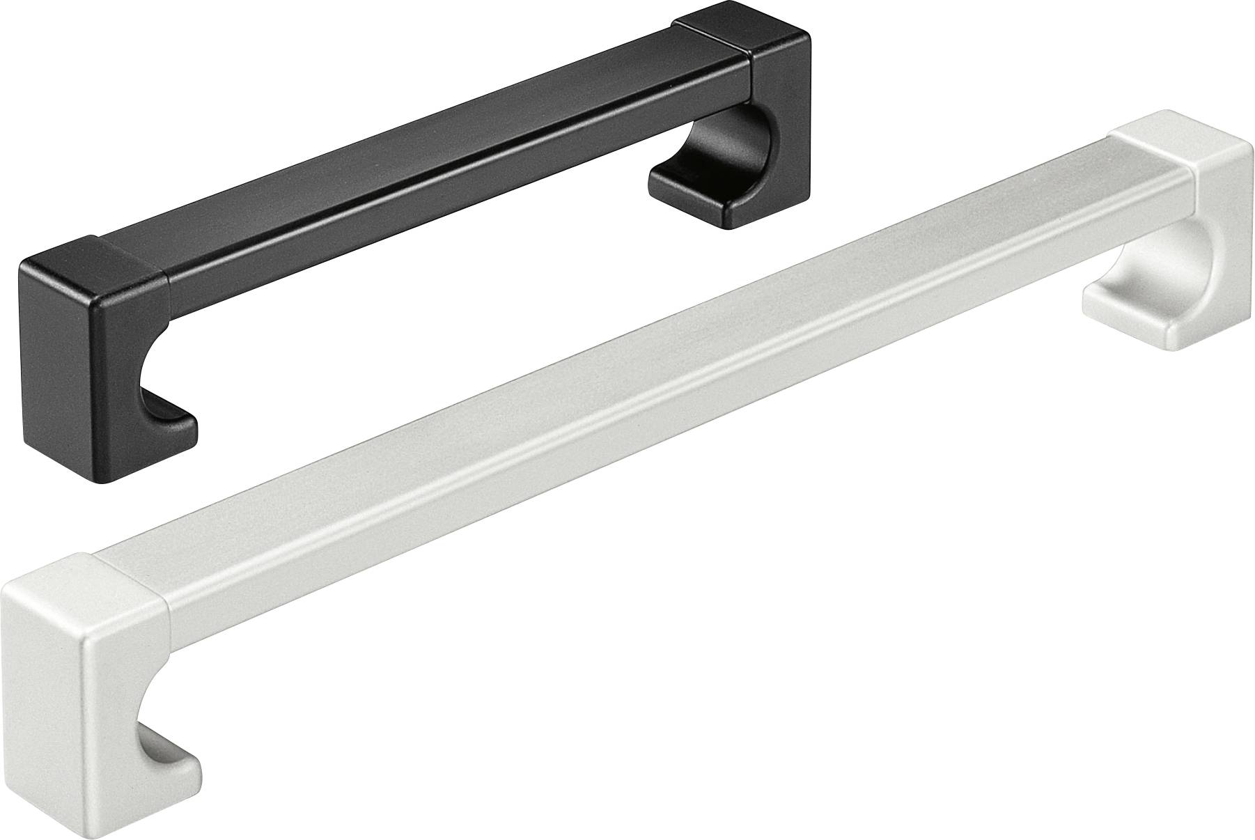 Rohde AR-36.500.S01 Gehäuse-Griff Schwarz, Silber (L x B x H) 524 x 38 x 55mm 1St.