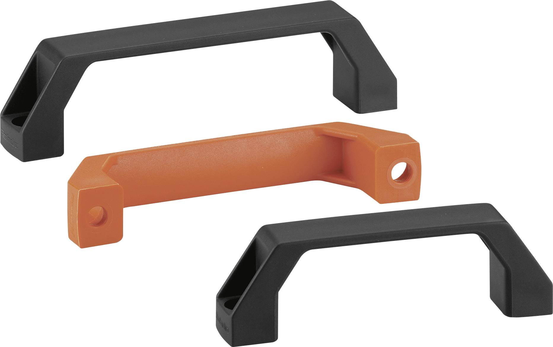 Rohde EC-02.140.84 Gehäuse-Griff Schwarz (L x B x H) 158 x 26 x 42mm 10St.