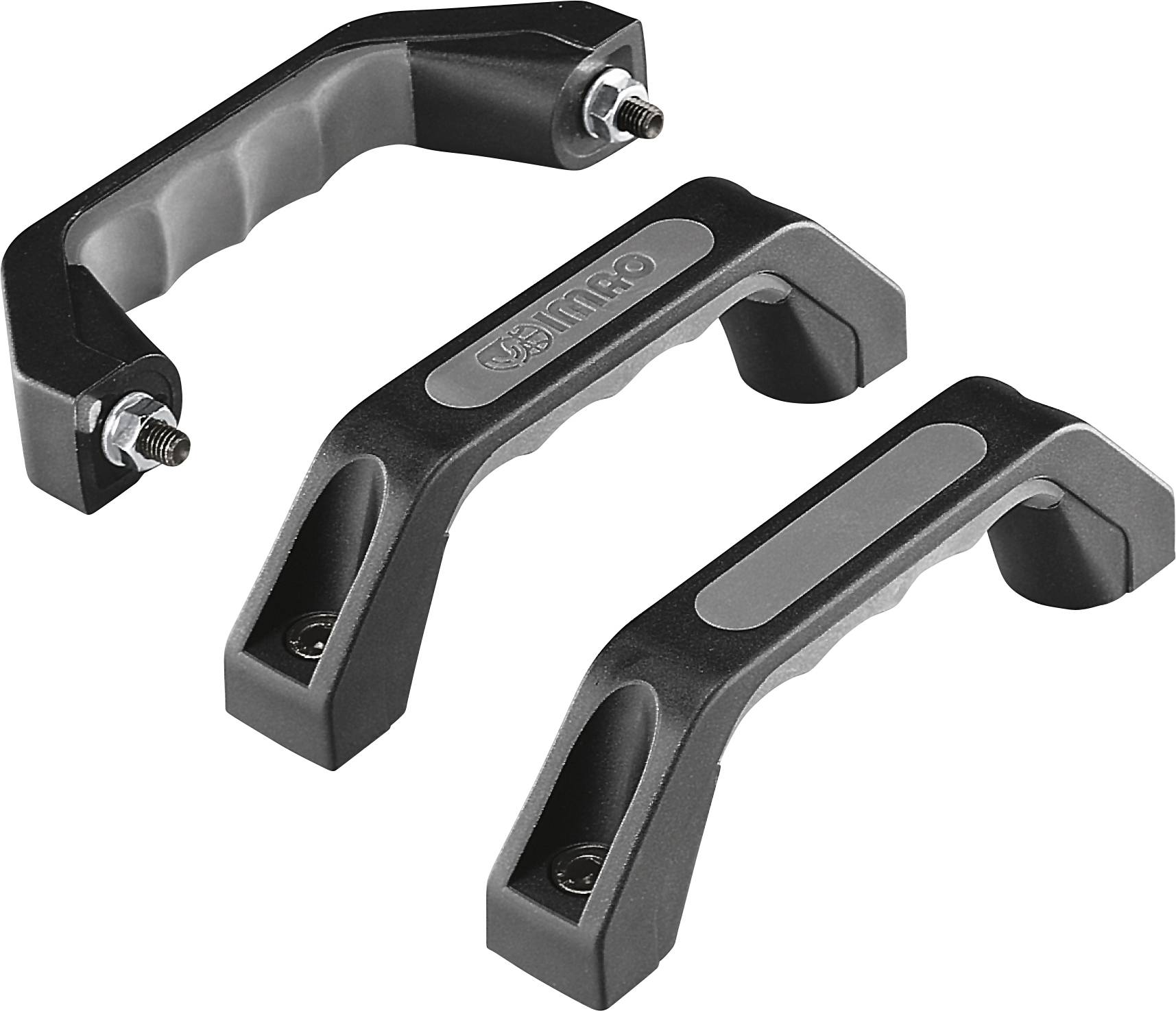 Rohde GS-0N.150.7012 Universalgriff Schwarz, Grau (L x B x H) 178 x 29 x 53mm 3St.