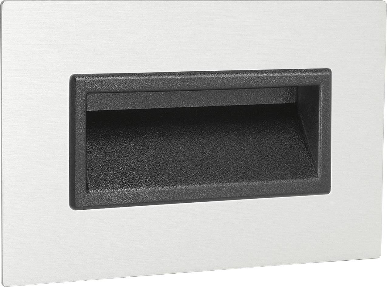 Rohde KM-36.14.093.9005 Muldengriff Schwarz (L x B x H) 93 x 19 x 36mm 5St.