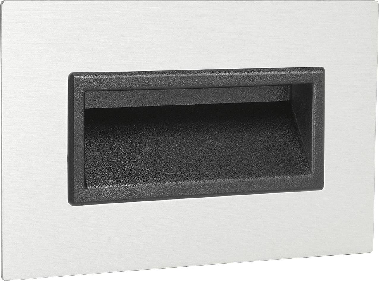 Rohde KM-36.18.093.9005 Muldengriff Schwarz (L x B x H) 93 x 19 x 36mm 5St.