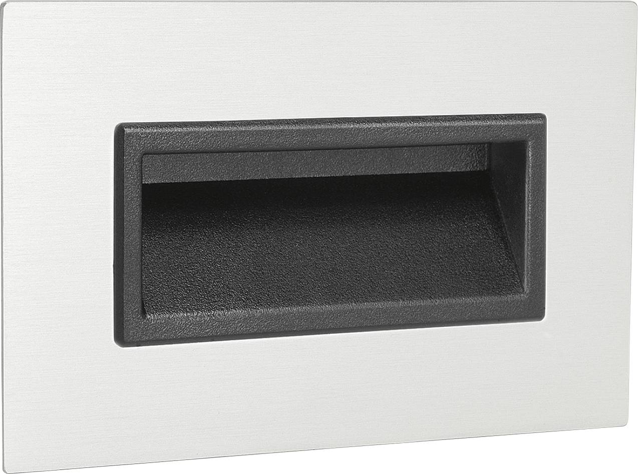 Rohde KM-48.115.9005 Muldengriff Schwarz (L x B x H) 120 x 35.5 x 55mm 3St.