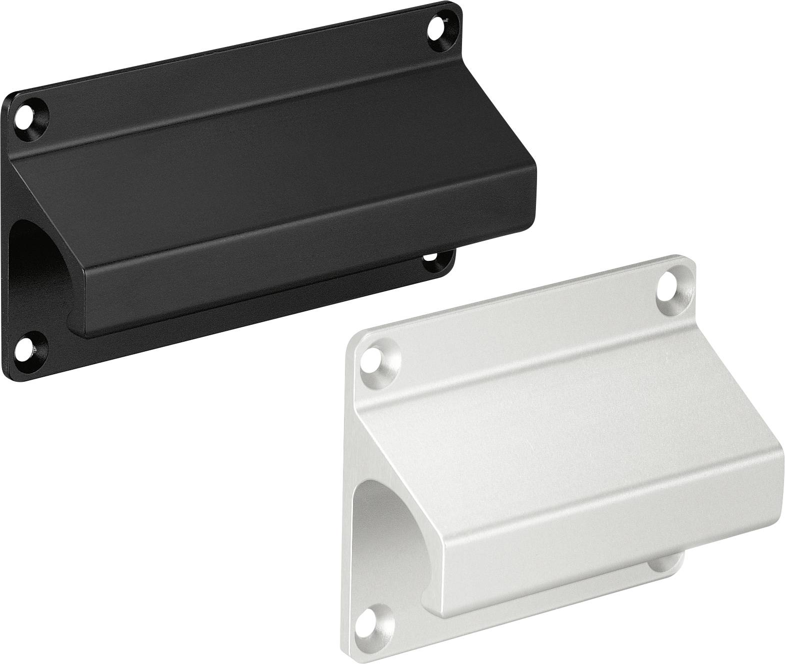 Rohde LF-01.108.04 Leistengriff Schwarz (L x B x H) 120 x 27 x 60mm 2St.