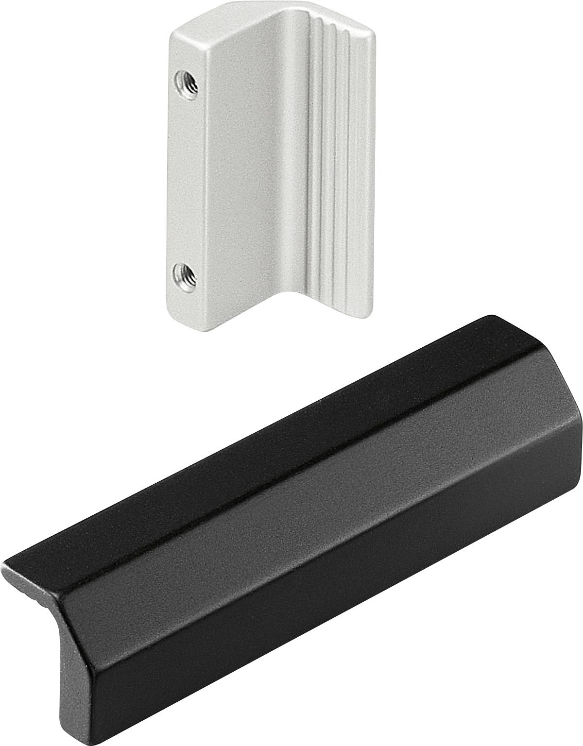 Rohde LG-03.090.01 Leistengriff Silber (L x B x H) 105 x 8 x 22mm 6St.