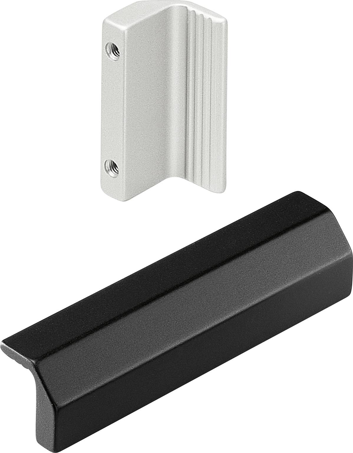 Rohde LG-03.105.04 Leistengriff Schwarz (L x B x H) 120 x 8 x 22mm 5St.