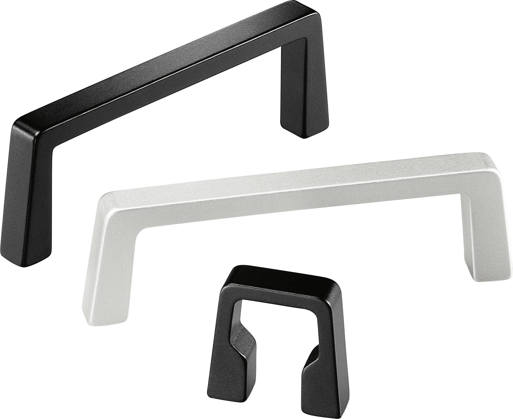 Rohde S1-12.120.01 Gehäuse-Griff Silber (L x B x H) 134 x 12 x 40mm 6St.