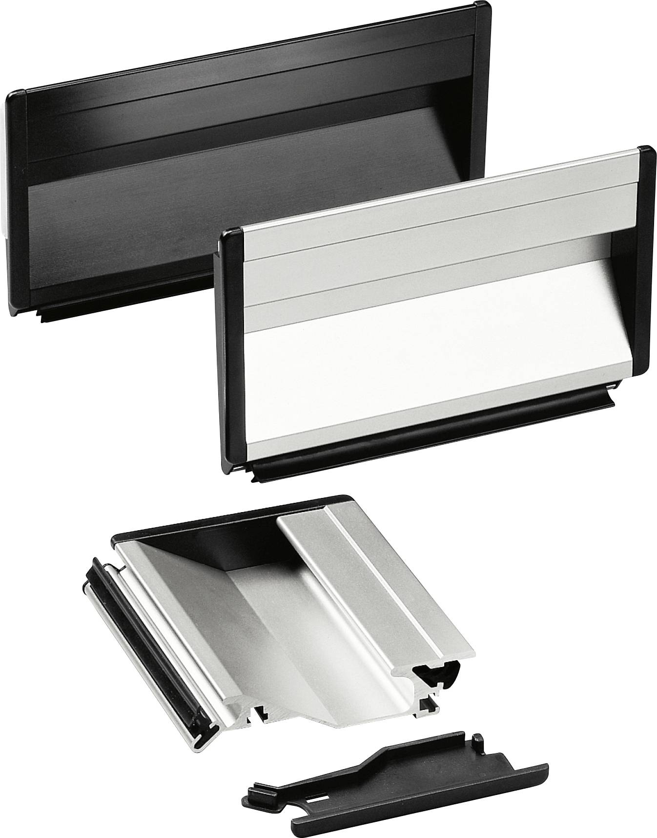 Rohde SG-73.118.A4 Schalengriff Schwarz (L x B x H) 118 x 19.5 x 90mm 3St.