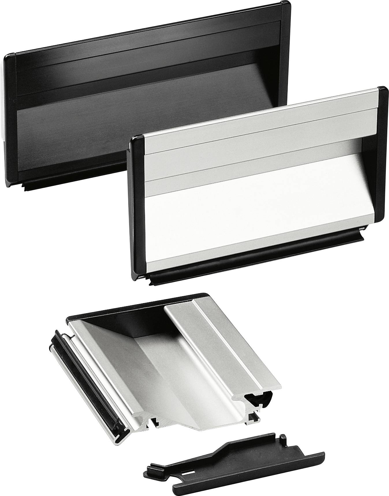 Rohde SG-73.167.A1 Schalengriff Silber (L x B x H) 167 x 19.5 x 90mm 3St.