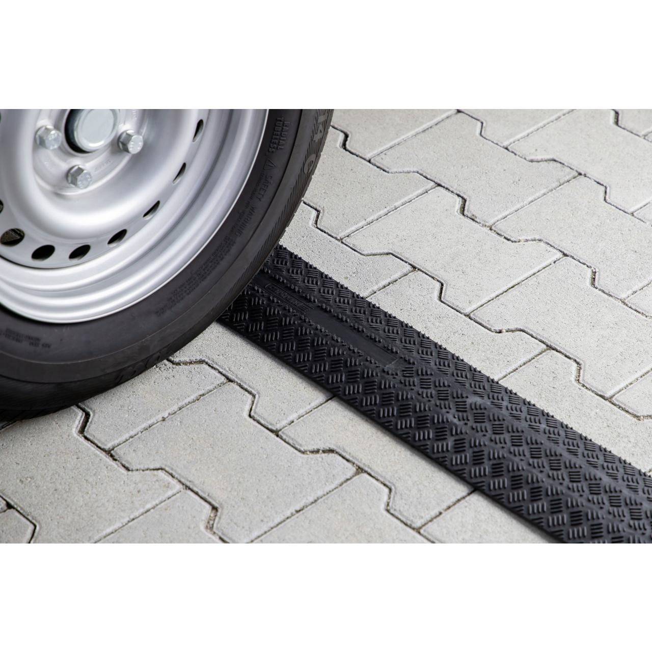 Cartrend Kabelbrücke 10435 Schwarz 100 cm Inhalt: 1 m