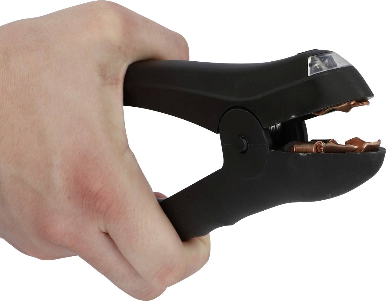 AEG Starthilfekabel Kupfer-Aluminium Legierung 3.50m Beleuchtete Zangen, mit Schutzschaltung