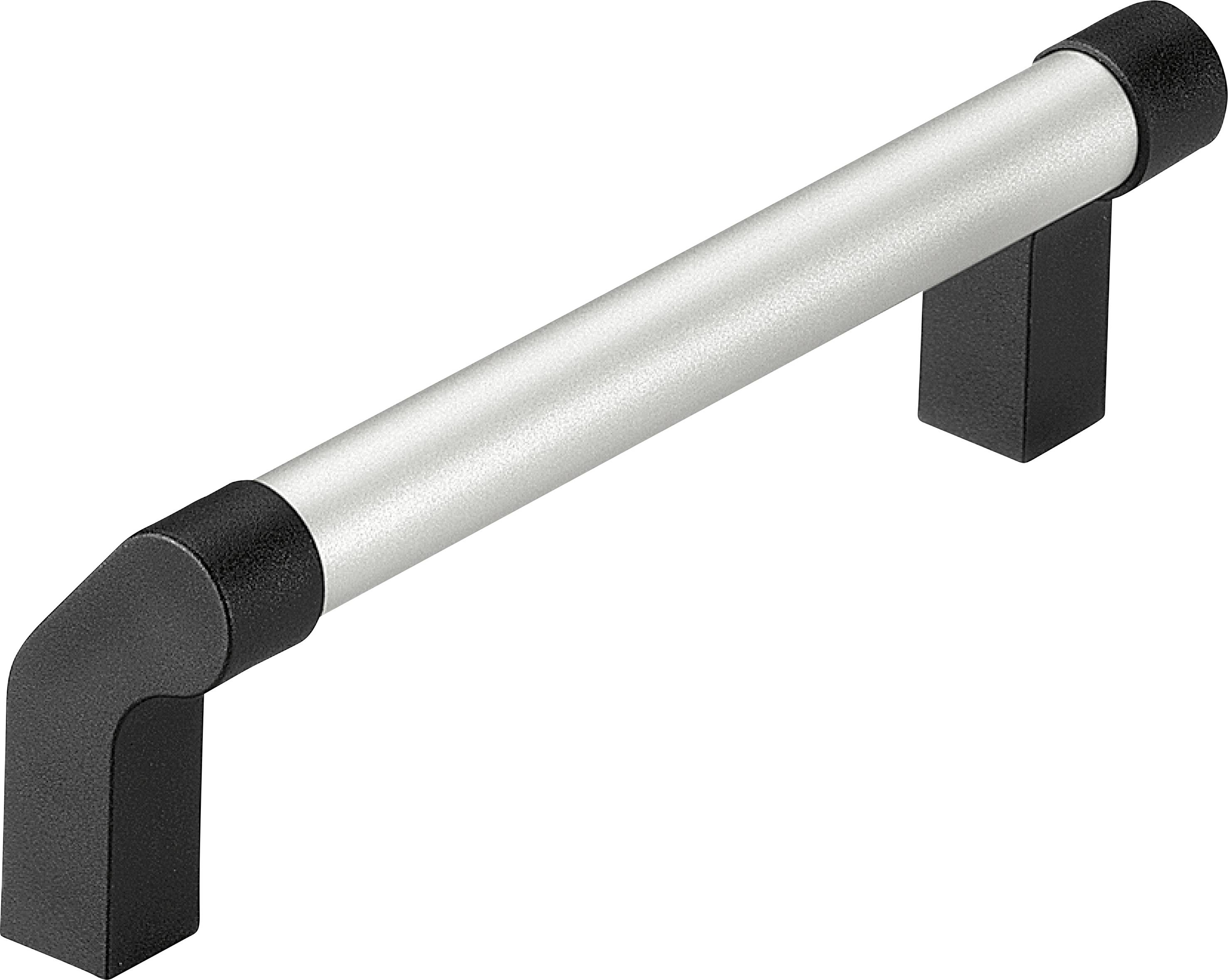 Rohde UG-06.250.01 Universalgriff Schwarz, Silber (L x B x H) 262 x 12 x 40mm 4St.