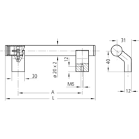 Rohde WR-20.300.01 Rohrgriff Silber (L x B x H) 360 x 20 x 50mm 1St. Rohde WR-20.300.01 Rohrgriff Silber (L x B x H) 360 x 20 x 50mm 1St.