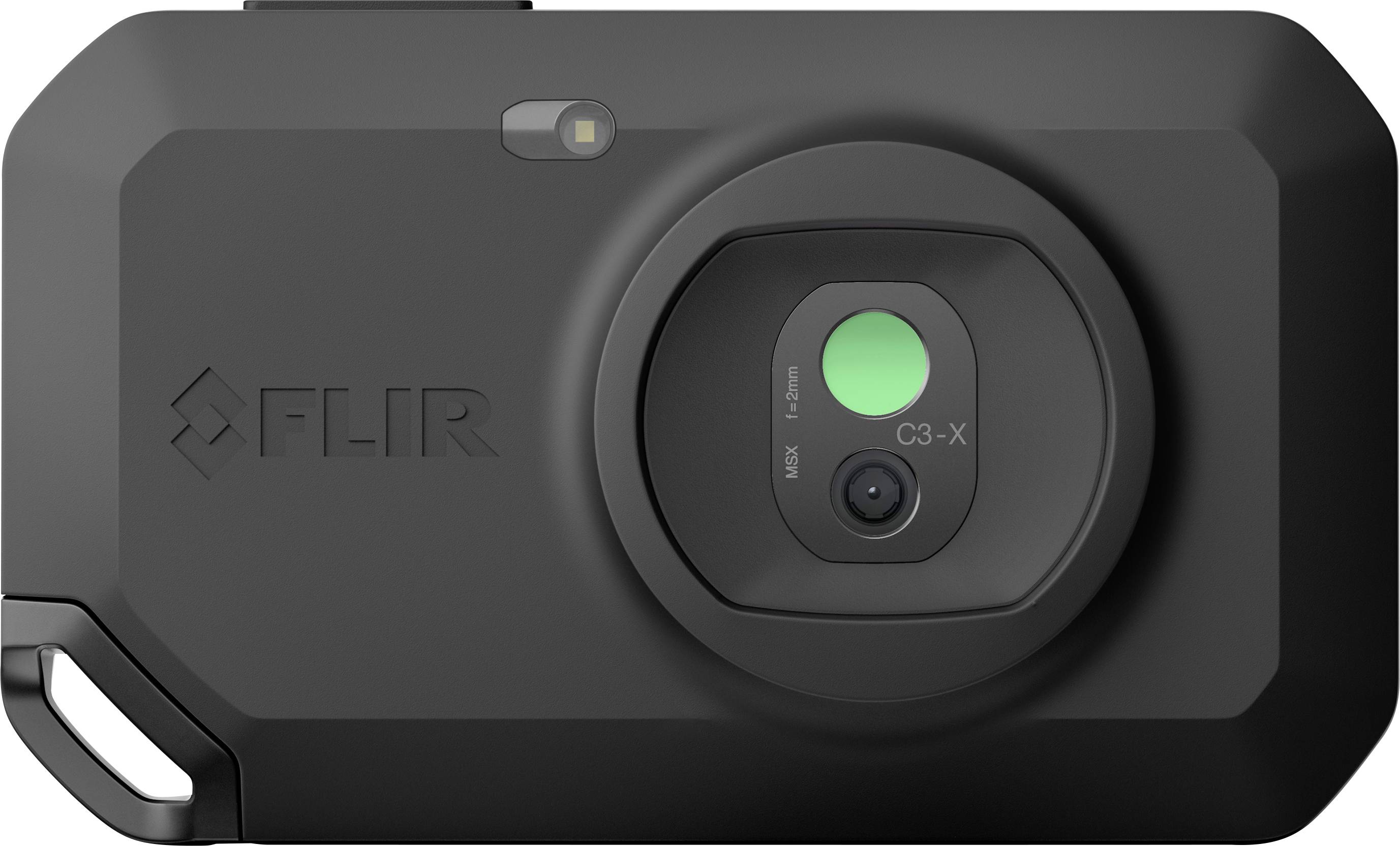 FLIR C3-X Compact Wärmebildkamera -20 bis 300 °C 8.7 Hz MSX®, WiFi, integrierte Digitalkamera, 2m fallsicher, Integrierte LED-Lampe