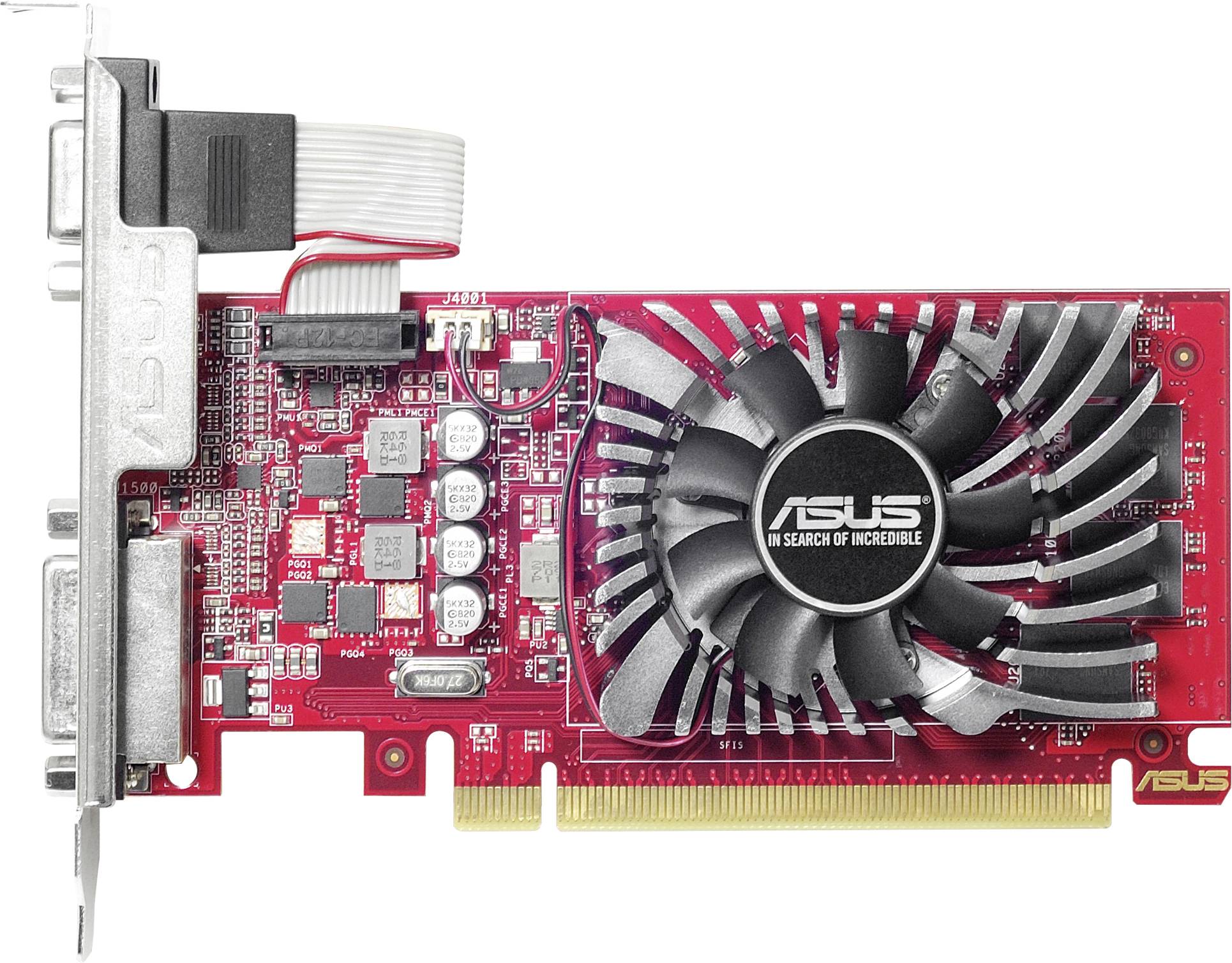 Asus Grafikkarte AMD Radeon R7 240  2 GB GDDR5-RAM PCIe x16 HDMI®, DVI, VGA